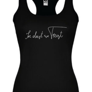 "in dust we trust" tanktop